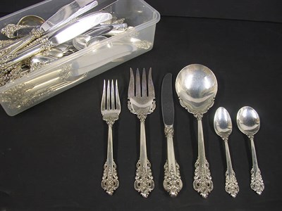 Lot 435 - Set of Wallace Sterling Silver Flatware In the...