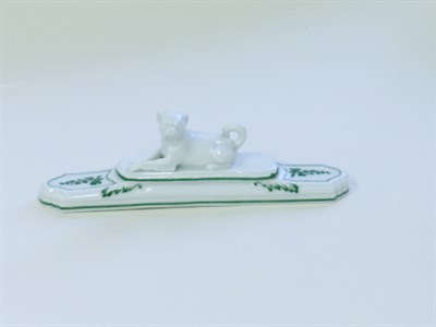 Lot 51 - Meissen Porcelain Paperweight Decorated with a...
