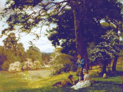 Lot 50 - Alfred William Parsons British, 1847-1920...