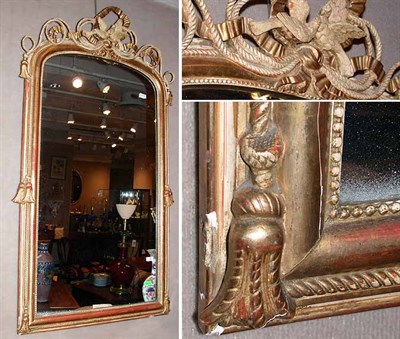 Lot 455 - Louis XV Style Gilt Decorated Mirror