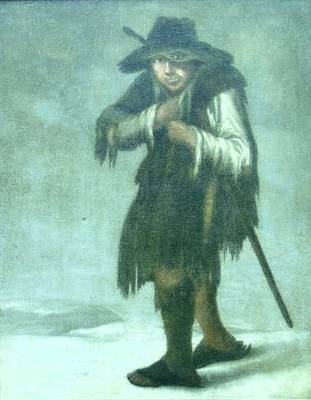 Lot 43 - Manner of Salvatore Rosa MENDICANT Oil on...
