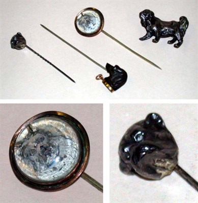 Lot 43 - Group of Four Dog-Form Pins