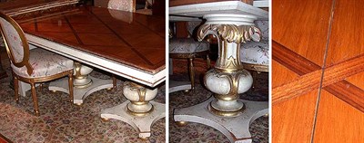 Lot 287 - Baroque Style Parcel Gilt Mahogany...
