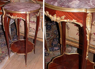 Lot 391 - Louis XV Style Bronze Mounted Mahogany Side...