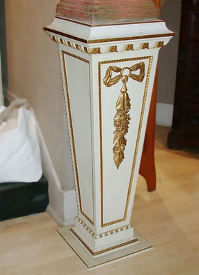 Lot 627 - Pair of Louis XIV Style Gilt and Ivory Painted...
