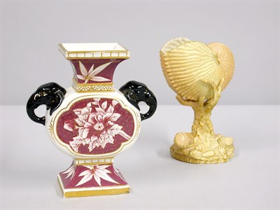 Lot 514 - Group of Three Royal Worcester Porcelain Vases...