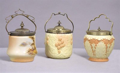 Lot 508 - Group of Three Locke & Co. Worcester Porcelain...