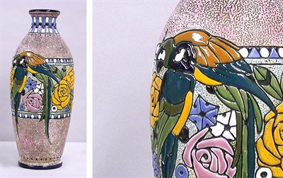 Lot 223 - Amphora Pottery Vase Drilled.