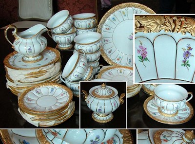 Lot 2190 - Meissen Porcelain Partial Dessert Service...