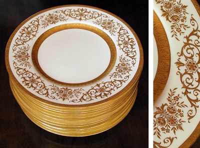 Lot 2195 - Set of Twelve Minton Porcelain Service Plates...