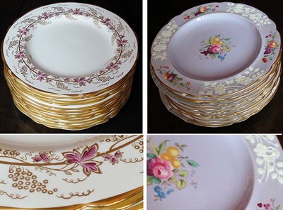 Lot 2194 - Set of Twelve Grosvenor Porcelain Service...