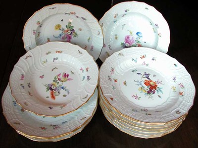 Lot 2189 - Group of Meissen Porcelain Articles Comprising...