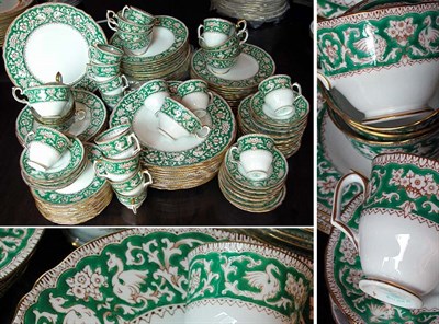Lot 2192 - Crown Staffordshire Porcelain Dinner Service...