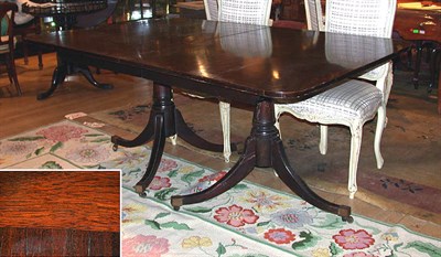 Lot 656 - Georgian Style Mahogany Double-Pedestal...