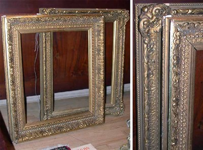 Lot 120 - Two Gilt-Wood Frames Height of larger 32...