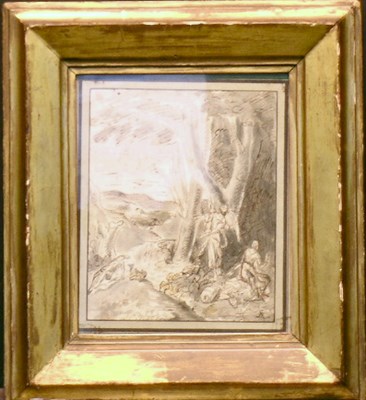 Lot 23 - Circle of Salvatore Rosa MAGDALENE AND ANGEL...