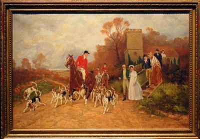 Lot 234 - Heywood Hardy British, 1843-1933 SUNDAY...