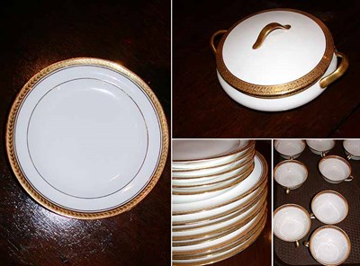 Lot 287 - Limoges Porcelain Dinner Service Approximately...