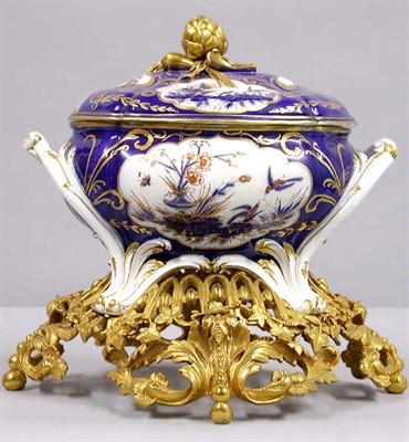 Lot 300 - Sevres Style Porcelain Covered Tureen...