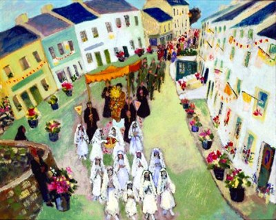 Lot 136 - Gerard Dillon Irish, 1916-1971 CORPUS CHRISTI,...