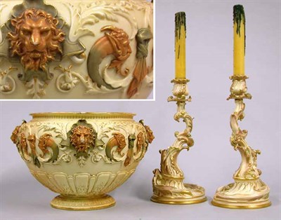 Lot 516 - Group of Royal Worcester Porcelain Articles...