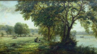 Lot 30 - Walter Field English, 1837-1901 NEW MOWN HAY...