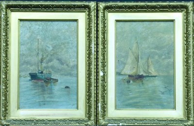 Lot 2 - 19th/20th Century School SHIPPING SCENES: TWO...