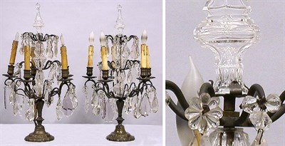 Lot 421 - Pair of Louis XV Style Patinated-Metal and...