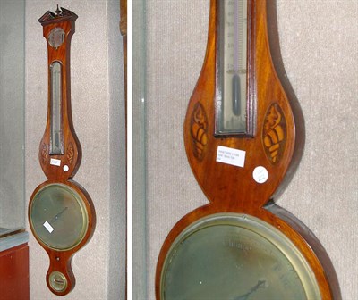 Lot 625A - Georgian Mahogany Banjo Barometer