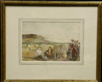 Lot 13 - John Absolon British, 1815-1895 LANDSCAPE WITH...