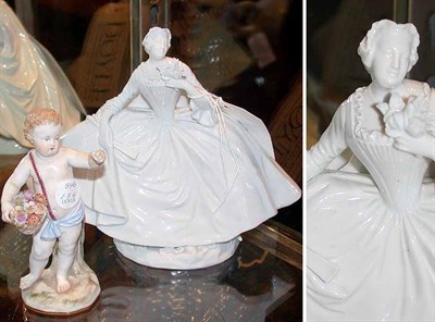Lot 346 - Meissen Porcelain Figure of Putto Together...