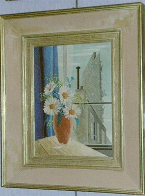 Lot 61 - St. Racoff 20th Century VASE OF DAISIES BEFORE...