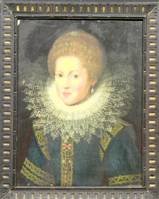 Lot 121 - Manner of Isaac Oliver PORTRAIT OF A WOMAN...