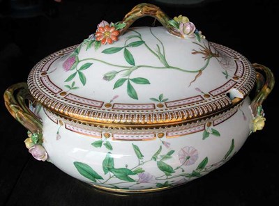 Lot 2137 - Royal Copenhagen Flora Danica Porcelain Soup...