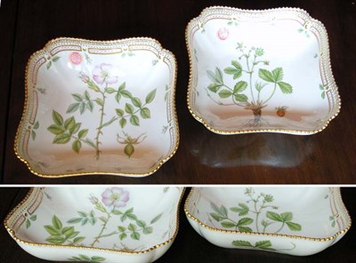 Lot 2140 - Pair of Royal Copenhagen Flora Danica...