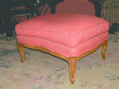 Lot 2221 - Louis XV Style Upholstered Carved Beechwood...