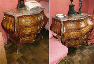 Lot 2199 - Pair of Louis XV Style Bronze Mounted Mahogany...