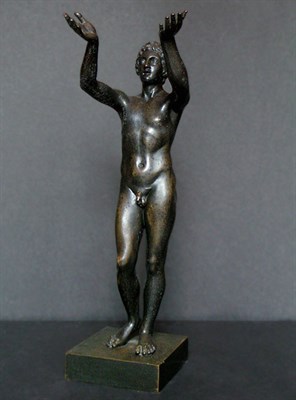 Lot 2201 - Classical Style Patinated-Metal Figure of a...
