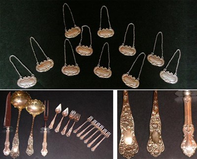 Lot 2182 - Group of American Sterling Silver Articles...