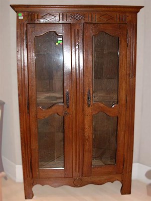 Lot 269 - Provincial Louis XVI Style Fruitwood Bibliotheque