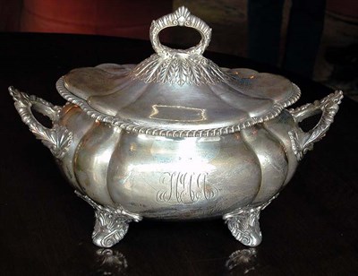 Lot 2177 - Gorham Sterling Silver Covered Tureen With...