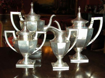 Lot 2176 - American Sterling Silver Tea and Coffee...