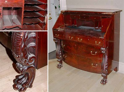 Lot 321 - Mahogany Slant Front Desk