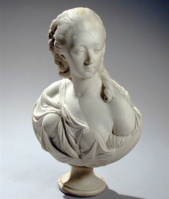 Lot 184 - White Marble Bust of Madame du Barry After a...