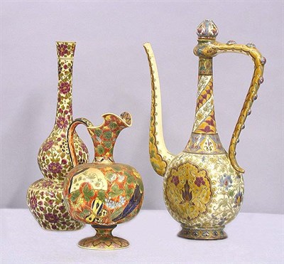 Lot 761 - Group of Three Fischer Pottery Articles...