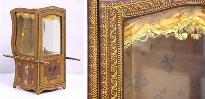 Lot 462 - Continental Chinoiserie Decorated Leather...
