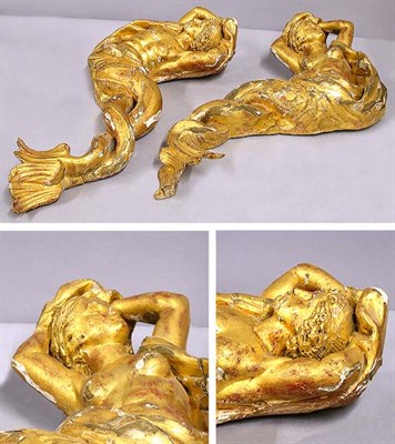 Lot 355 - Pair of Neoclassical Style Gilt Wood Wall...