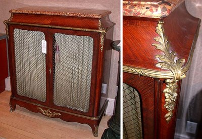 Lot 260 - Louis XV Style Bronze Mounted Mahogany...