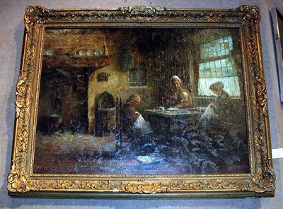 Lot 39 - Carl Eugene Mulertt American, 1869-1915 SEWING...