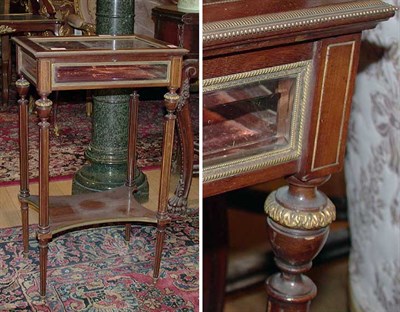Lot 492 - Louis XVI Style Gilt-Bronze Mounted Mahogany...